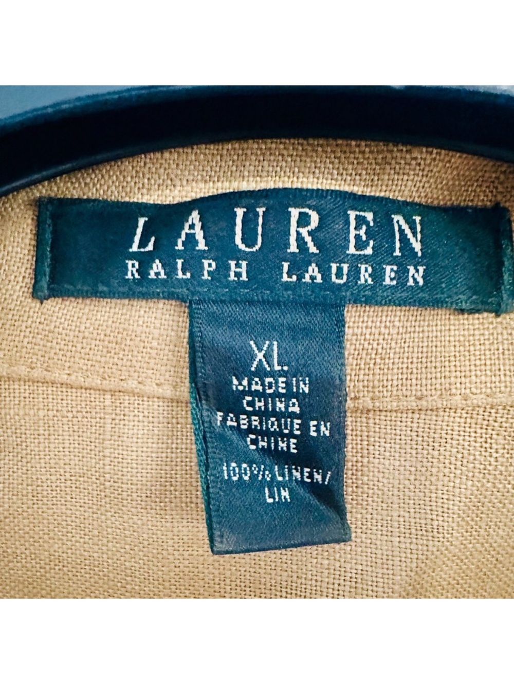 Ralph Lauren 100% Linen Relaxed Fit, Utility Vest - Picture 6 of 8